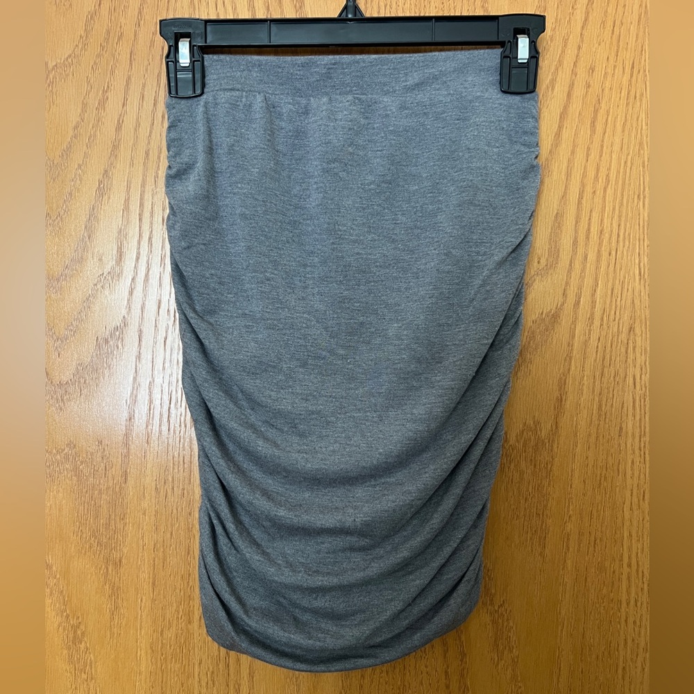 SO Gray Ruched Pencil Skirt size XS